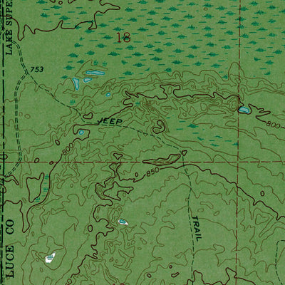 Western Michigan University MI-Grand Marais NE: Authoritative US Topos 1968 digital map