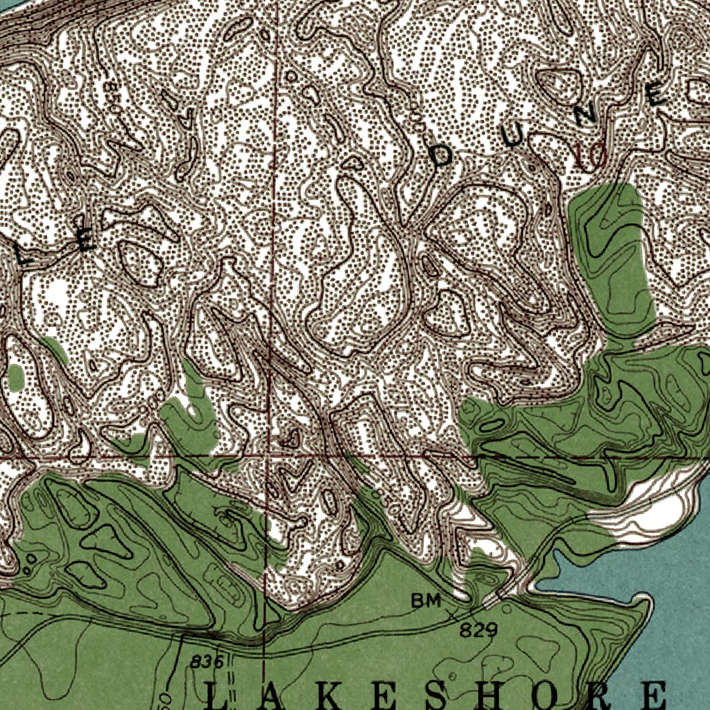 MI-Grand Sable Lake: Authoritative US Topos 1966 Map by Western ...