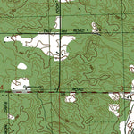 Western Michigan University MI-Greenbush: Authoritative US Topos 1989 digital map