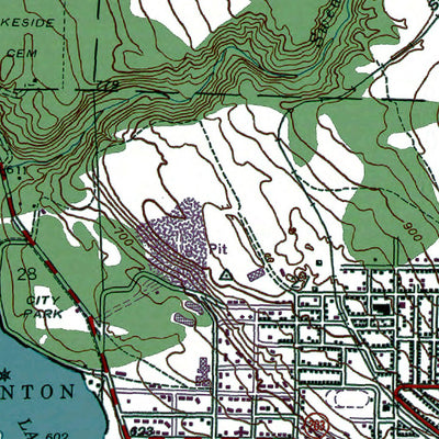 Western Michigan University MI-Hancock: Authoritative US Topos 1946 digital map