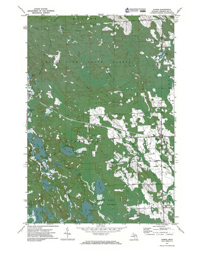 Western Michigan University MI-Hawks: Authoritative US Topos 1971 digital map