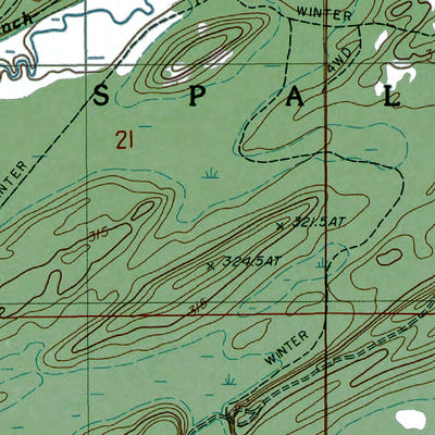 Western Michigan University MI-Helps: Authoritative US Topos 1986 digital map