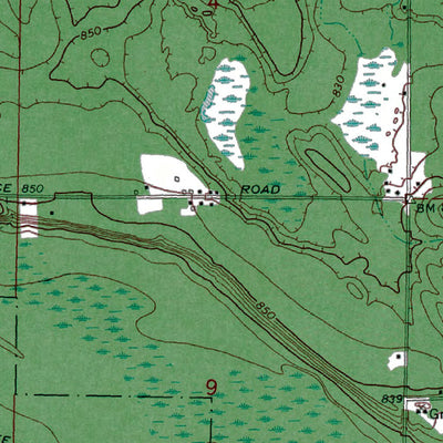 Western Michigan University MI-Hessel: Authoritative US Topos 1964 digital map