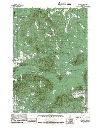 Western Michigan University MI-Hetherton: Authoritative US Topos 1986 digital map