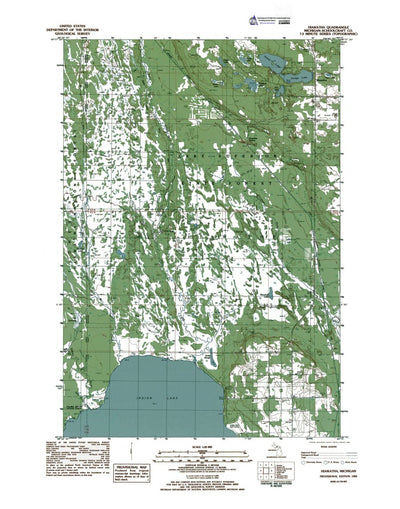 Western Michigan University MI-Hiawatha: Authoritative US Topos 1983 digital map