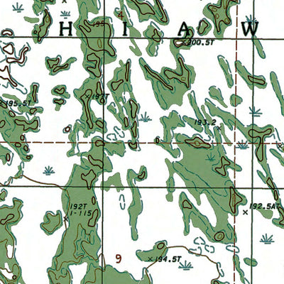 Western Michigan University MI-Hiawatha: Authoritative US Topos 1983 digital map