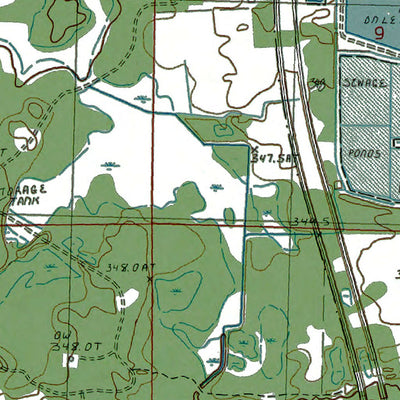 Western Michigan University MI-Houghton Lake: Authoritative US Topos 1983 digital map