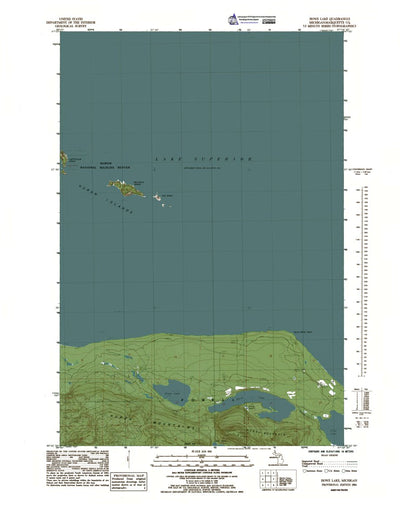 Western Michigan University MI-Howe Lake: Authoritative US Topos 1984 digital map