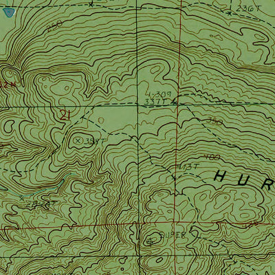 Western Michigan University MI-Howe Lake: Authoritative US Topos 1984 digital map