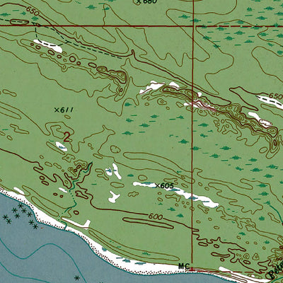 Western Michigan University MI-Hughes Point: Authoritative US Topos 1972 digital map