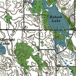 Western Michigan University MI-IN-Camden: Authoritative US Topos 1992 digital map
