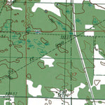Western Michigan University MI-Jennings: Authoritative US Topos 1983 digital map