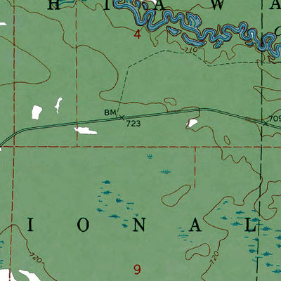 Western Michigan University MI-Kenneth: Authoritative US Topos 1964 digital map