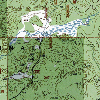 Western Michigan University MI-Kenton: Authoritative US Topos 1999 digital map