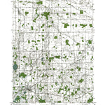 Western Michigan University MI-Laingsburg: Authoritative US Topos 1972 digital map