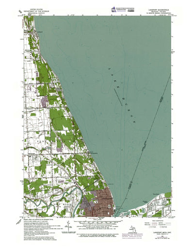Western Michigan University MI-Lakeport: Authoritative US Topos 1961 digital map