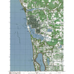 Western Michigan University MI-Ludington: Authoritative US Topos 1983 digital map