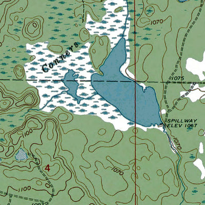 Western Michigan University MI-Luzerne NW: Authoritative US Topos 1963 digital map