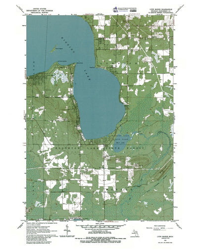 Western Michigan University MI-Lyon Manor: Authoritative US Topos 1963 digital map