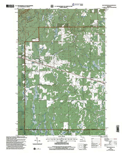 Western Michigan University MI-Matchwood: Authoritative US Topos 1999 digital map