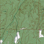 Western Michigan University MI-McGinn Creek: Authoritative US Topos 1972 digital map