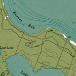 Western Michigan University MI-McRae Bay: Authoritative US Topos 1964 digital map