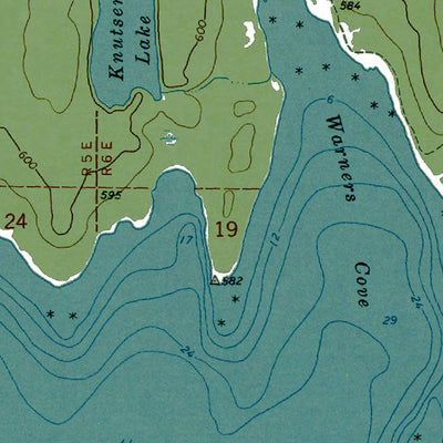 Western Michigan University MI-Meade Island: Authoritative US Topos 1964 digital map