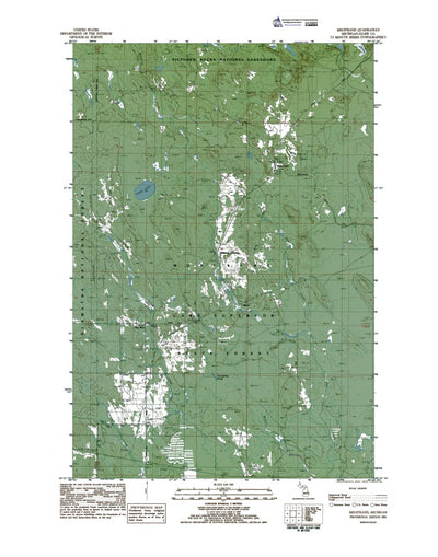 Western Michigan University MI-Melstrand: Authoritative US Topos 1983 digital map