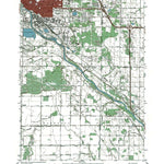 Western Michigan University MI-Midland South: Authoritative US Topos 1962 digital map