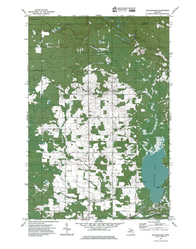 Western Michigan University MI-Millecoquins: Authoritative US Topos 1973 digital map