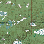 Western Michigan University MI-Muskallonge Lake SE: Authoritative US Topos 1968 digital map