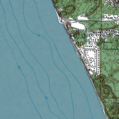 Western Michigan University MI-Muskegon West: Authoritative US Topos 1972 digital map