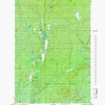 Western Michigan University MI-Ned Lake SE: Authoritative US Topos 1985 digital map