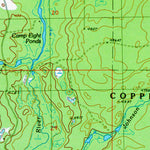 Western Michigan University MI-Ned Lake SE: Authoritative US Topos 1985 digital map
