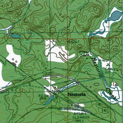 Western Michigan University MI-Nestoria: Authoritative US Topos 1985 digital map