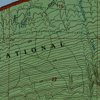 Western Michigan University MI-Nighthawk Creek: Authoritative US Topos 1999 digital map