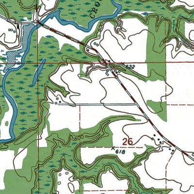 Western Michigan University MI-Nunica: Authoritative US Topos 1972 digital map