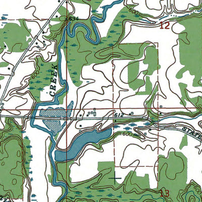 Western Michigan University MI-Nunica: Authoritative US Topos 1972 digital map