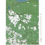 Western Michigan University MI-Ocqueoc: Authoritative US Topos 1986 digital map