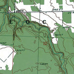 Western Michigan University MI-Ocqueoc: Authoritative US Topos 1986 digital map