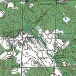 Western Michigan University MI-Ocqueoc: Authoritative US Topos 1986 digital map