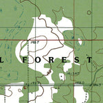 Western Michigan University MI-Ogontz: Authoritative US Topos 1985 digital map