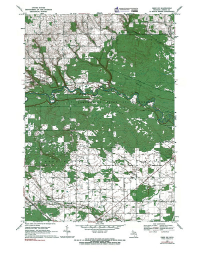 Western Michigan University MI-Omer SW: Authoritative US Topos 1968 digital map