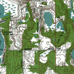 Western Michigan University MI-Onsted: Authoritative US Topos 1980 digital map