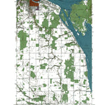 Western Michigan University MI-ONT-Sault Ste Marie South: Authoritative US Topos 1951 digital map