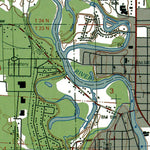 Western Michigan University MI-Oscoda: Authoritative US Topos 1989 digital map