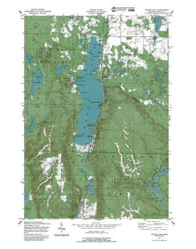 Western Michigan University MI-Otsego Lake: Authoritative US Topos 1951 digital map