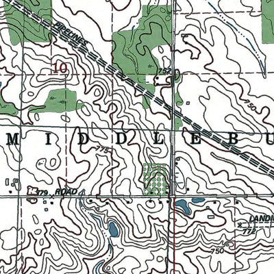 Western Michigan University MI-Ovid East: Authoritative US Topos 1974 digital map