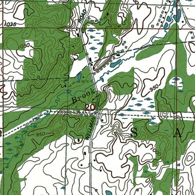 Western Michigan University MI-Parma: Authoritative US Topos 1981 digital map