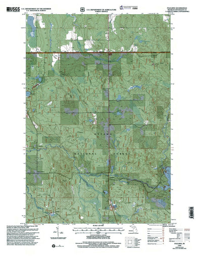 Western Michigan University MI-Paulding: Authoritative US Topos 1999 digital map
